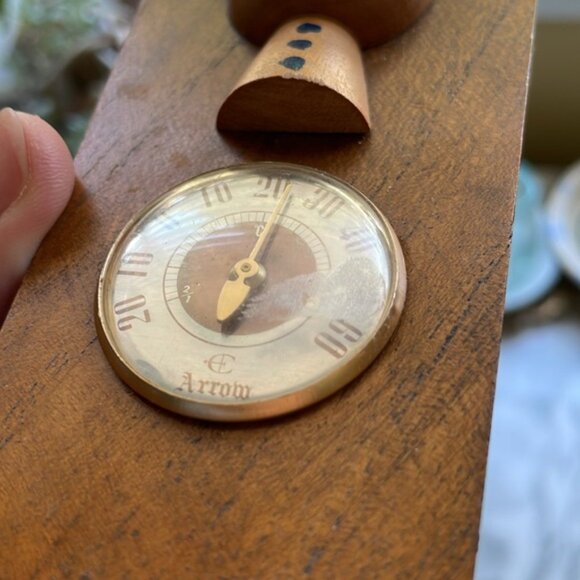 Vintage kokeshi folk art style thermOne Sizetat and hook -  AS IS - Picture 10 of 10